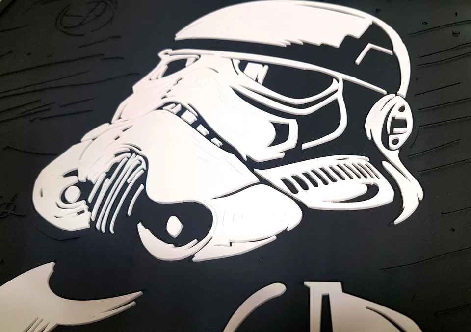 Juego de alfombrillas delanteras de coche de alta resistencia Star Wars Stormtroopers para Mazda Foto 4 de 4