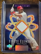 2003 Upper Deck Finite Albert Pujols Finite Elements Game Used Jersey #FE-AL