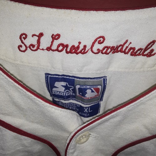 vintage starter ST ST. LOUIS CARDINALS jersey cooperstown collection xl - Picture 2 of 4