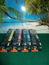 Set of 4 Compatible HP 131A CMYK CF210A CF211A CF212A CF213A Toners