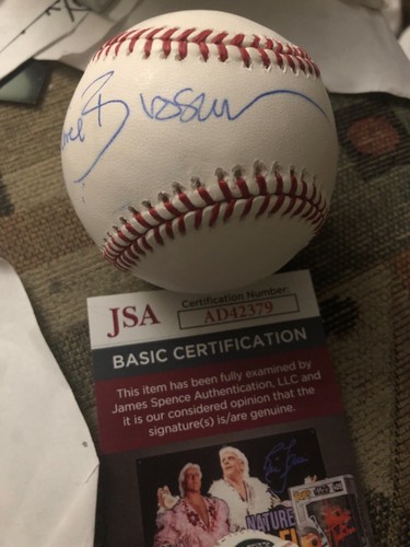 Béisbol autografiado Pierce Brosnan inscrito 007 y 2014 certificado JSA firmado - Imagen 6 de 6