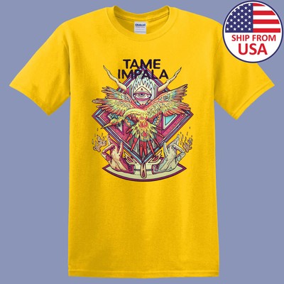 T-shirt Homme Fierce Firearms Motif Tir/armes, Couleur Jaune Daisy, Coton, Tailles S à 3XL, Neuf Avec étiquette