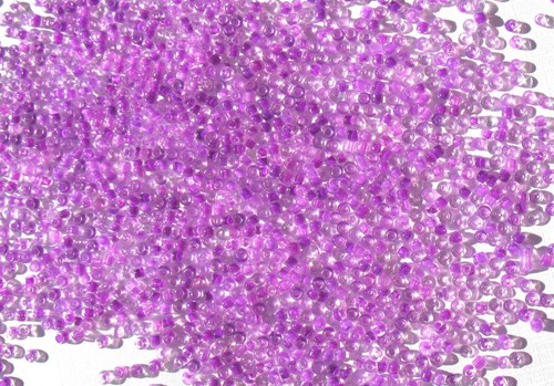 Mardi Gras - Crafts 11/0 Transparent Colour-Lined Glass Seed Beads - Bild 10 von 10