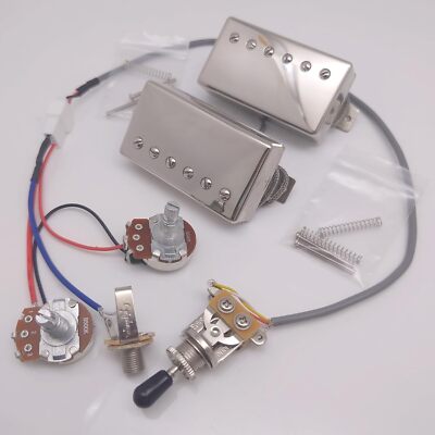 Classic 57 Guitar Alnico II Pickups 2C with 1V1T Harness for Les Paul Guitar