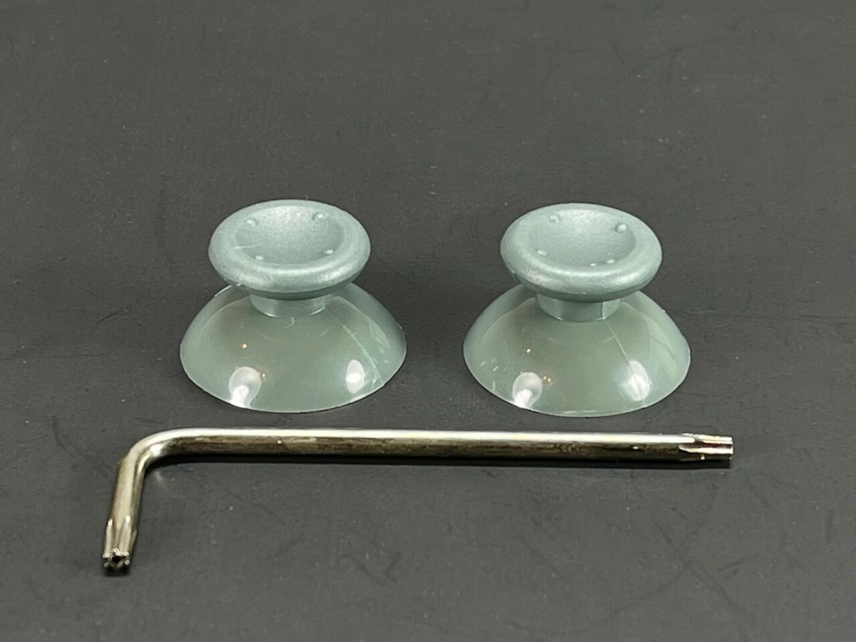 Set De 2 Sticks Analogiques (thumbsticks) Pour Manette Xbox 360 - Couleur Grise - Neuf Sous Emballage - Pièce De Rechange