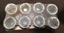  Lot Of 8  NEW SEALED  Sure-Grip Motion 62mm Outdoor Skate Wheels BLACK BLUE