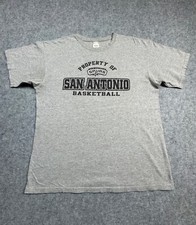 Property of San Antonio SPURS NBA Basketball Anvil Tag Large Y2K vintage Shirt