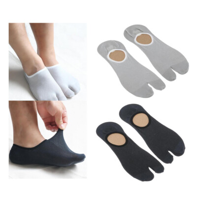 Herren Flip Flop Sandale Split 2 Zehen Tabi Socken Sport Fußkettchen, 2 Paar