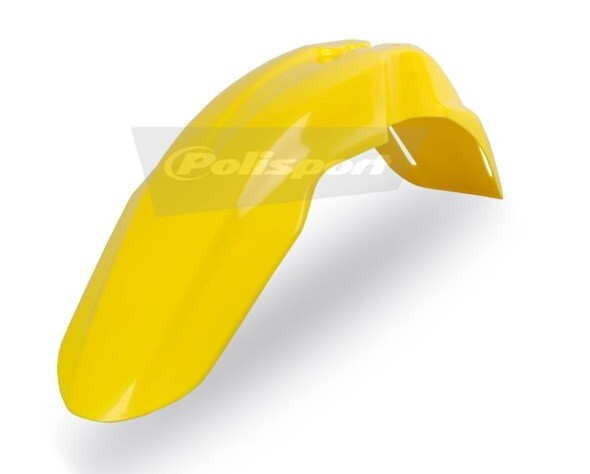 Garde-boue avant jaune POLISPORT pour motocross SUZUKI RM 125 2001-2008