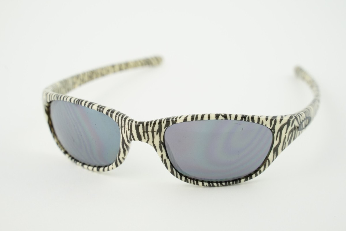 Oakley Five 1.0 Zebra Black White/Black Iridium Sunglasses White