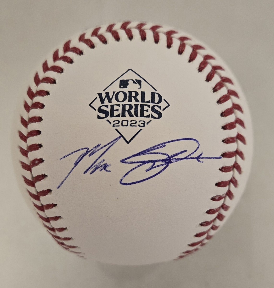 Max Scherzer Signed 23 World Series Official OML Baseball MLB Auto