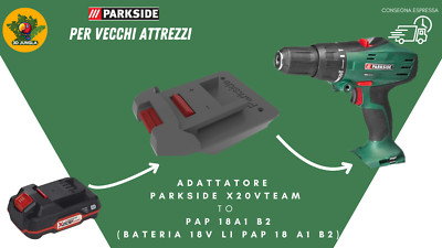 Parkside x20v Battery Adapter on Parkside PSBSA 18 Li A1 B2