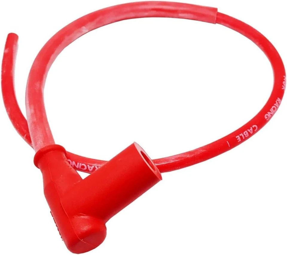 Spark plug connector CR4 Racing 10/12/14 mm 90° red NGK with 500 mm cable - Image 4 of 4