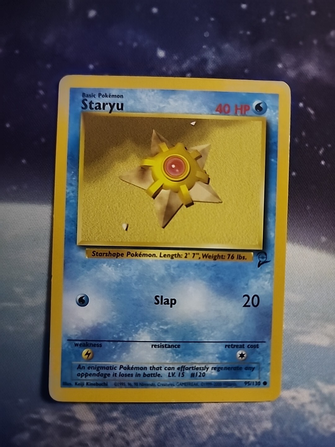 Pokemon TCG WOTC - Staryu 65/102 Unlimited Common - Base Set 2 - LP
