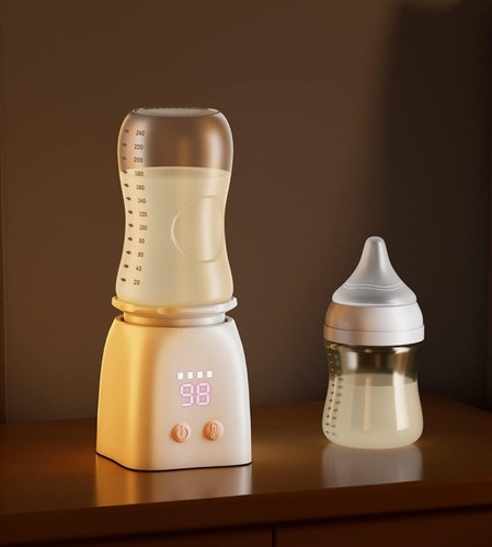 Bottle Warmer, Fast Heating Portable Bottle Warmer with 4 Adapters, Rechargeable - Picture 7 of 7