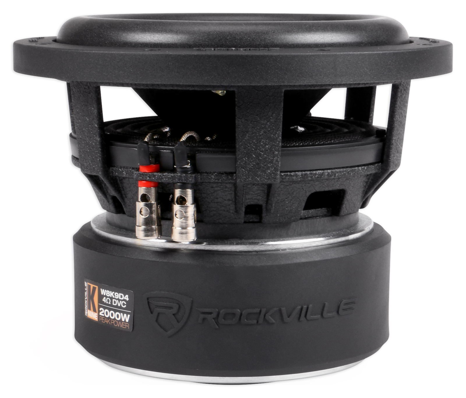 Rockville W8K9D4 8" Inch 2000w Peak Car Audio Subwoofer Sub 500w RMS CEA Rated 819216023181 eBay