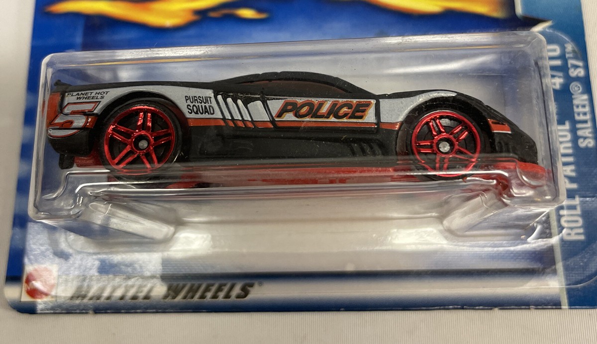 ミニカー HOT WHEELS     SALEEN S7 Hot Wheels Black Police Saleen S7 Red Wheels | eBay