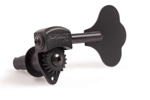 Hipshot Ultralite USA Tuner HB6C 3/8 Black - Bass Side. Auth Dealer