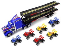 Rx 2000 Transporter Trailer Children's Friction Toy Semi Truck Ready To Run W... on sale Rx 2000 Transporter Trailer Children's Friction Toy Semi Truck Ready To Run W... on sale