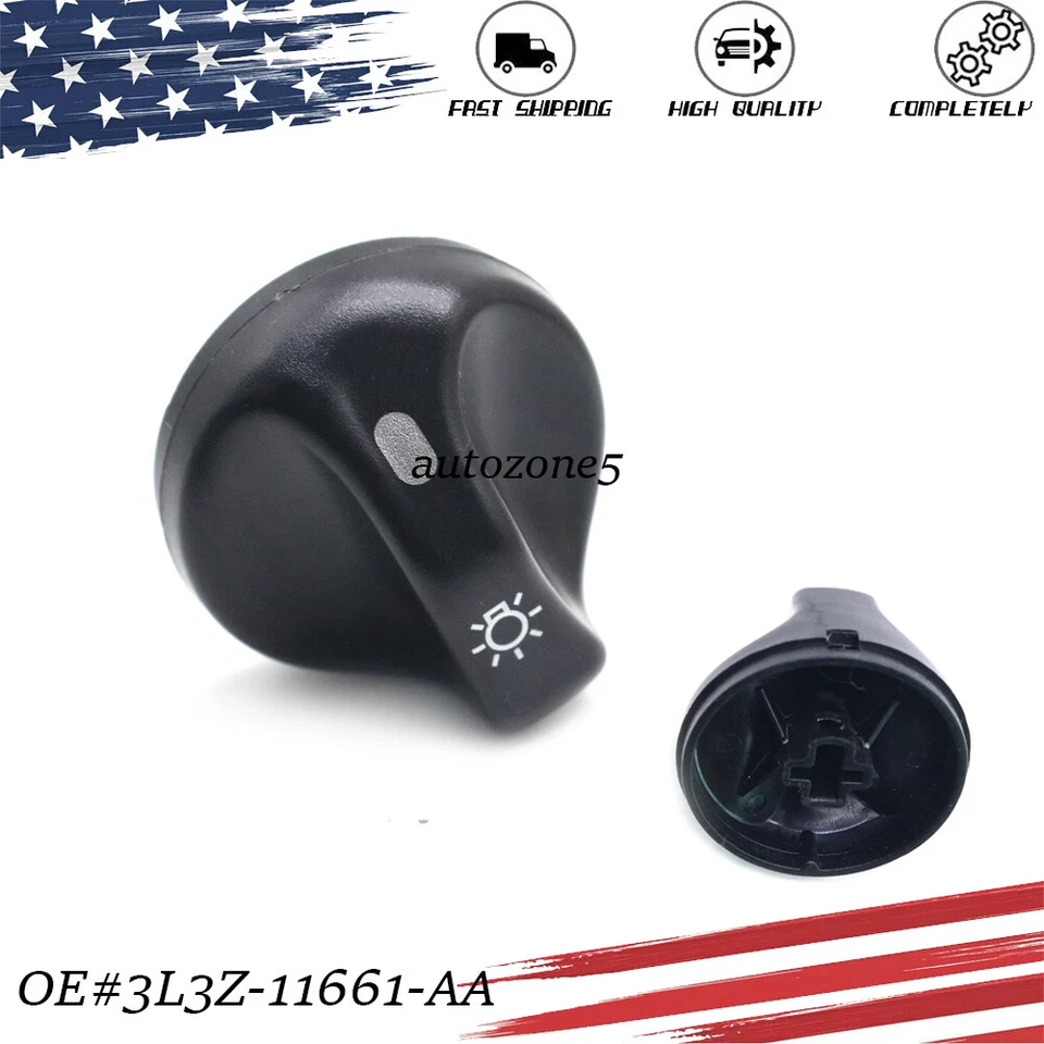 3L3Z11661AA Luz Cabeza Lámpara Interruptor Perilla Apto para Ford F-150 Heritage 1997-2004 EE. UU. Foto 2 de 4