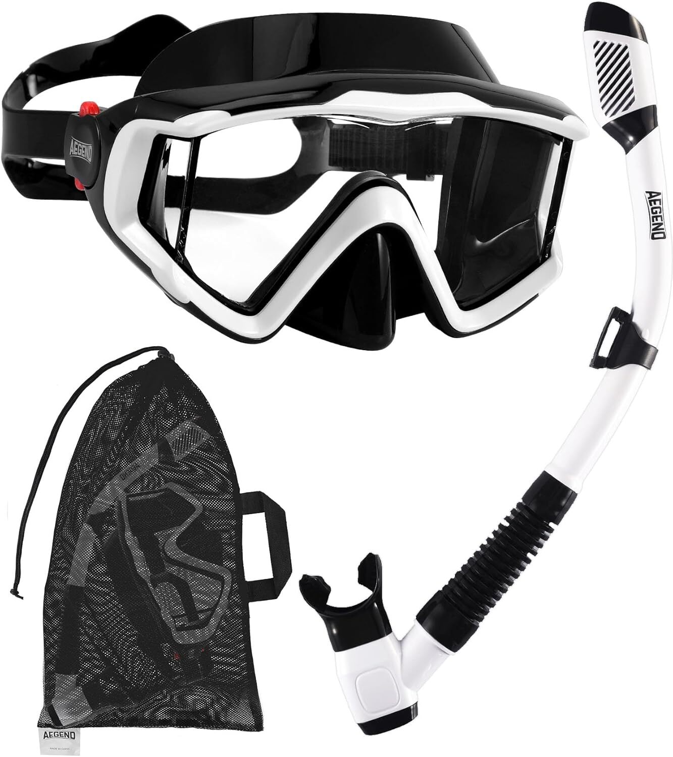 Professional anti-fog panoramic dive mask for snorkeling adults-image