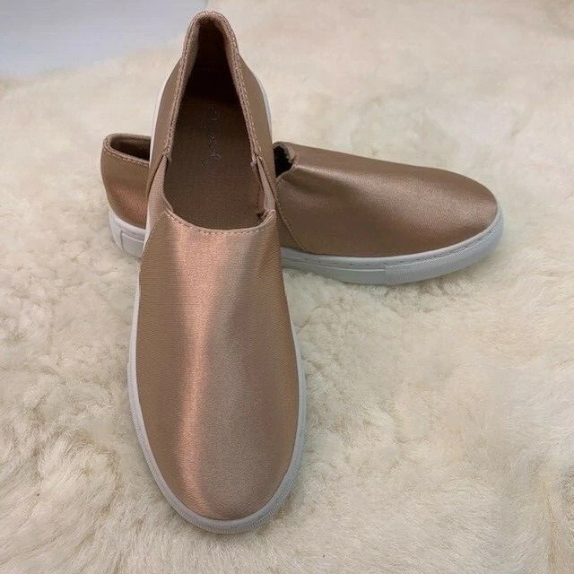 ZAPATILLAS MUJER QUPID MOIRA-07 Slip On Champagne Lycra 8.5 M EE. UU. Foto 2 de 4