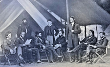 1912 Vintage Illustration General Ulysses S Grant & Staff June 1864