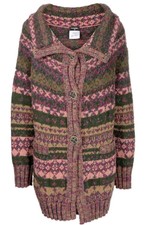 Chanel Intarsia Knit Cardigan