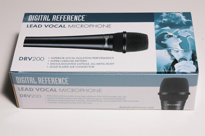 ital Reference DRV200 Super Cardioid Dynamic Vocal Microphone and 15' Cable