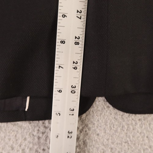 Versace Jacket XL Black Worsted Wool Serge Twill Blazer Sport Coat Nordstrom 46R - Picture 13 of 16