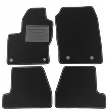 ASC tappetini auto set 4pz FORD FOCUS III SERIE 2011-2018 con bottoni+battitacco