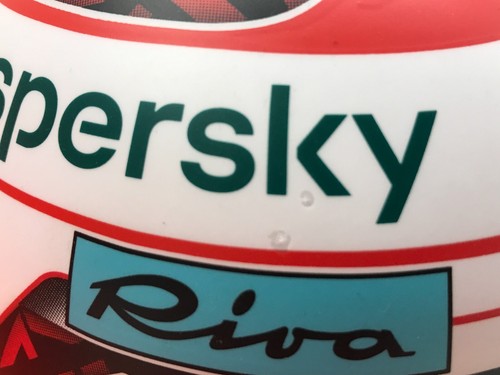 MINI LINE 4100042 F1 HELMET #16 CHARLES LECLERC + SIGNATURE -1:2- GOOD IN BOX - Imagen 4 de 13