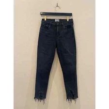AGOLDE Sophie Crop High Rise Black Denim Jeans  Style A018 C-844 Size 29