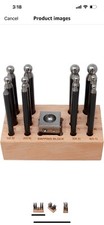 New Dapping Set of 13PCS with 1"x1" Doming Block Jewelry Making Metal Forming
