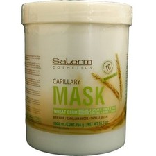 Salerm Wheat Germ Capillary Mascarilla Capillar Hair Mask 1000ml/33.7oz Unisex