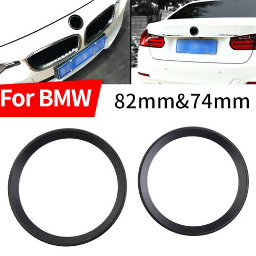 1x Car Front Rear Hood Logo Surrounding Ring Aluminum For BMW 82mm/74mm Emblem - Picture 14 of 24