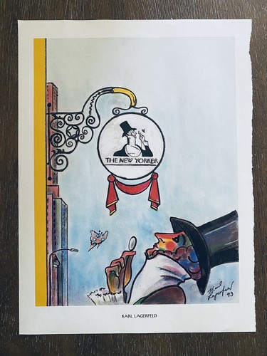 New Yorker Magazine Eustace Tilley Interior Page Art unknown issue - Picture 2 of 2