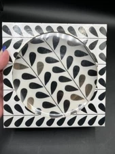 Macy's Designer Set of 4 Dessert Plates Embellished w/ 14k Gold 6” - SEALED