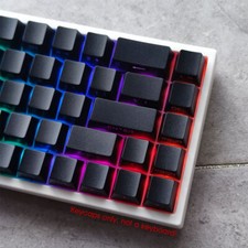 Side Printed Keycaps Set PBT Double-shot OEM for Cherry MX Mechanical Keyboards