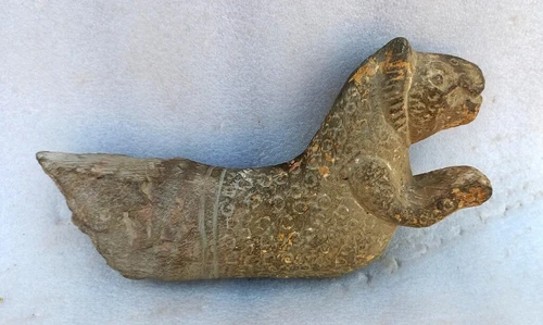 18th Century Rare Ancient Stone Hand Carved Lion Sculpture Bracket Wall Hanging