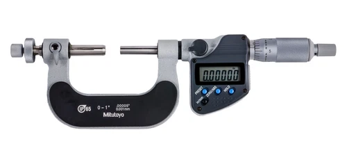 Mitutoyo 324-351-30 - Digimatic Gear Micrometer 0" - 1"/25mm /.00005 SPC IP65