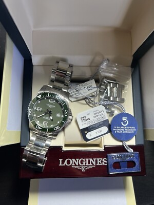 Longines HydroConquest Green Men's Watch - L3.781.4.06.6