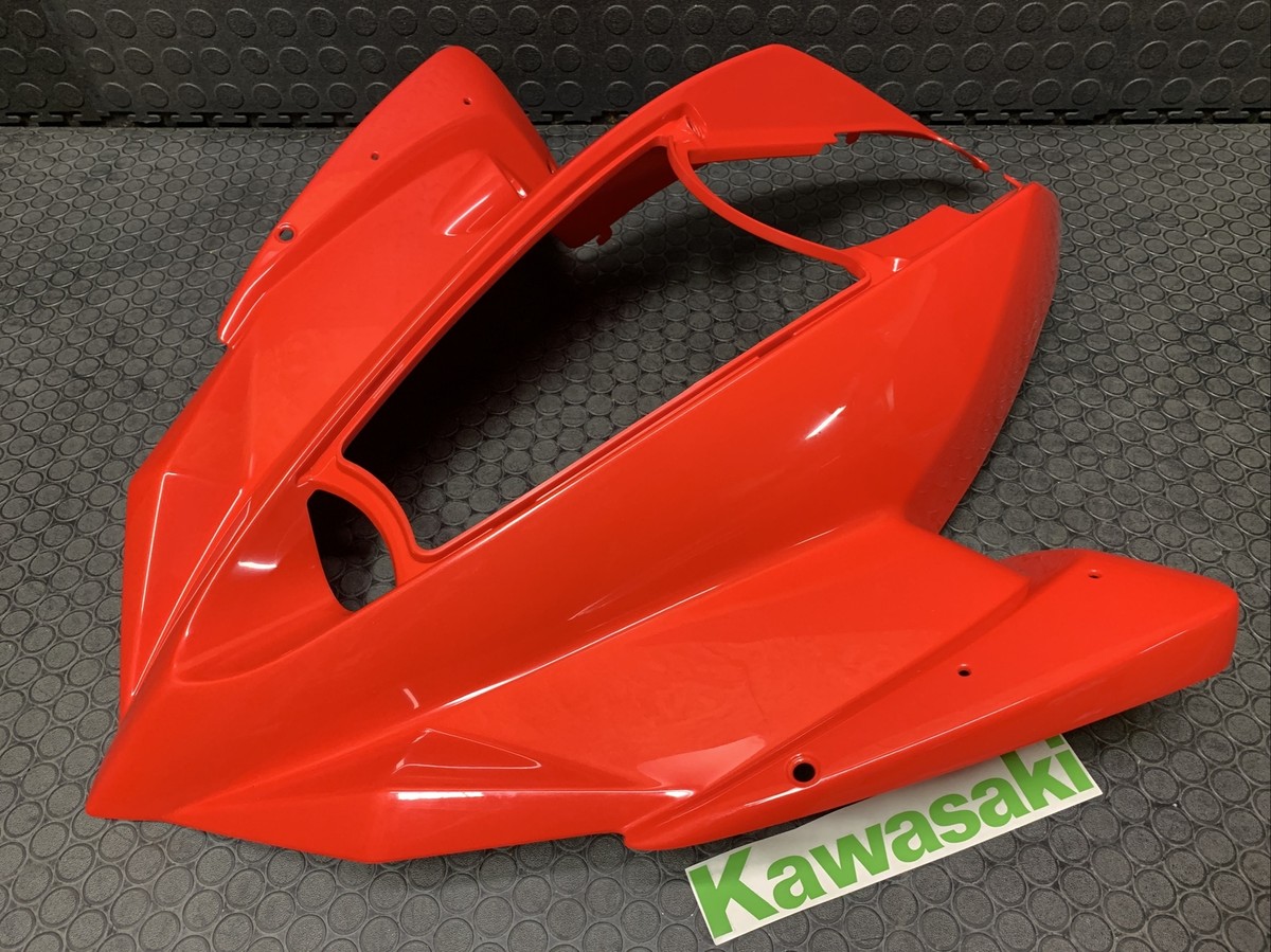 Kawasaki KFX450R FRONT FENDER PLASTIC RED 08-14 FENDER FRONT STOCK