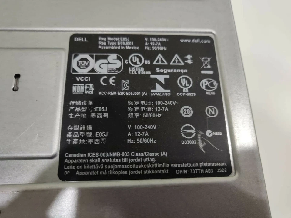 Dell EqualLogic PS6100 SAN Storage Chassis, 24x 3.5” Drive Bays  - Image 4 of 4