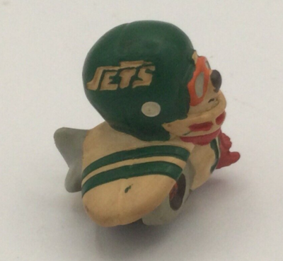 NFL ニューヨークジェッツ　ヴィンテージ　人形 1983 NFL Huddles New York Jets Mascot PVC Figure 2