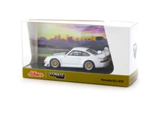 Tarmac Works x Schuco Porsche 911 GT2 White Global64 1/64 Diecast Model Car