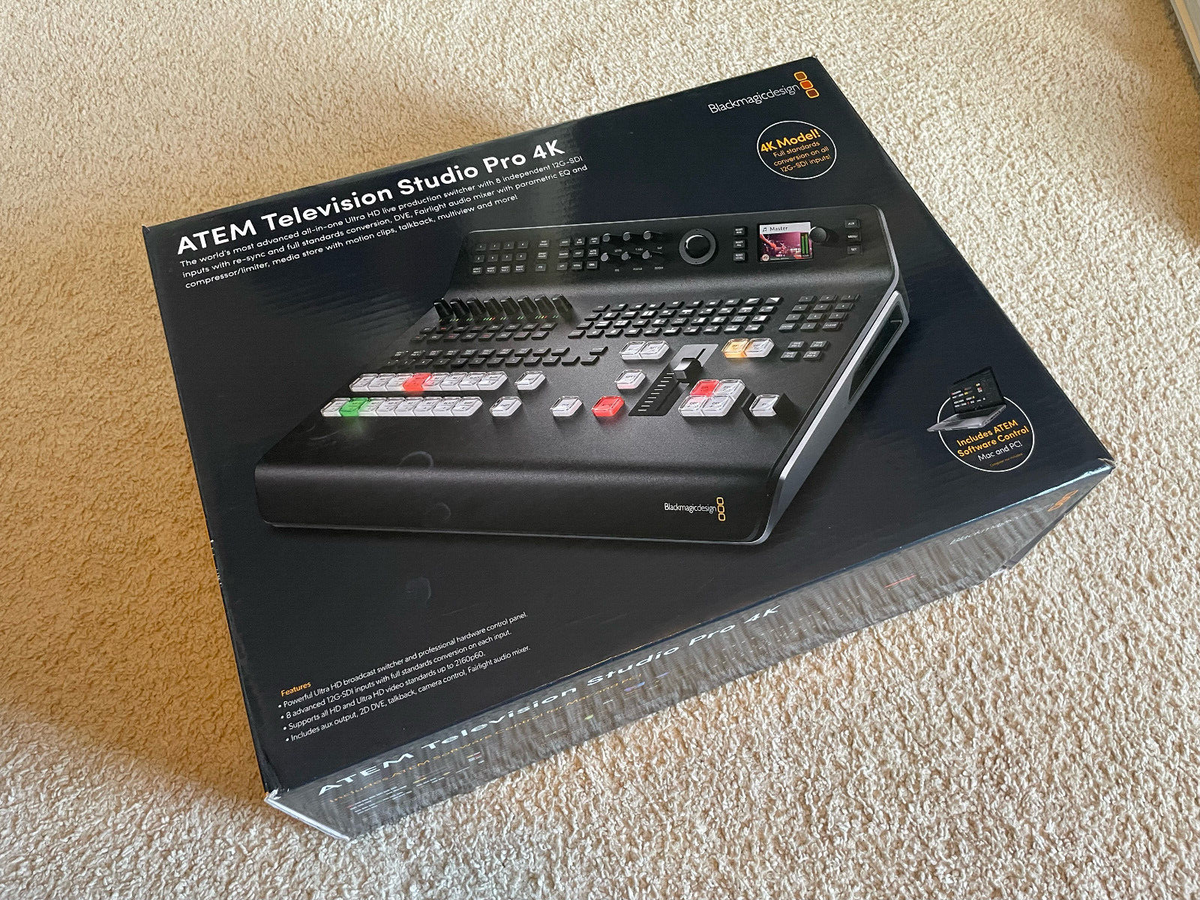 Blackmagic SWATEMTVSTUPRO4K ATEM Television Studio Pro Blackmagic SWATEMTVSTUPRO4K ATEM Television Studio Pro
