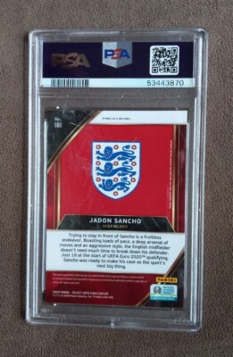 その他 2020 SELECT UEFA EURO JADON SANCHO PSA10 2020 Select UEFA Euro Soccer Jadon Sancho #181 ~ PSA Graded 9 Mint