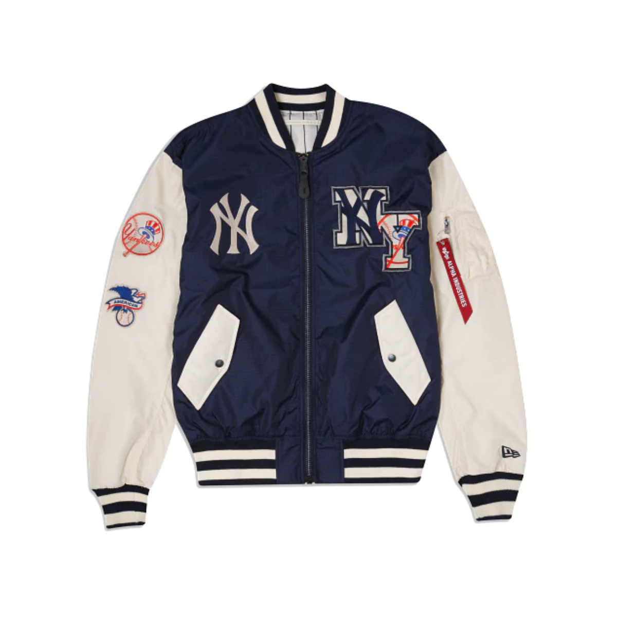 New York Yankees New Era Alpha Industries Alt MA-1 Bomber New York Yankees New Era Alpha Industries Alt MA-1 Bomber