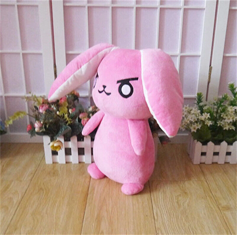 Overwatch DVA Conejo Muñeco de Peluche Juguete de Peluche Regalo Lindo Anime Peluche Coleccionar 53CM Foto 3 de 4